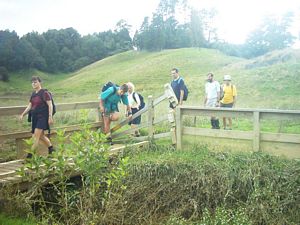 Image of waitomo04walkwayfunnystile.jpg